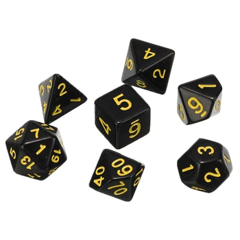 

7 Pcs /Set New Dice Board Game Dice Multi-Sided D4 D6 D8 D10 D12 D20 DND For Sale