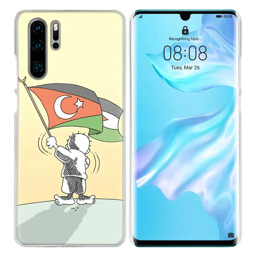 Жесткий ПК чехол для huawei P30 P20 P10 mate 30 20 10 Nova 5 5i Pro Lite P Smart Z Plus палестинский флаг - Цвет: 08