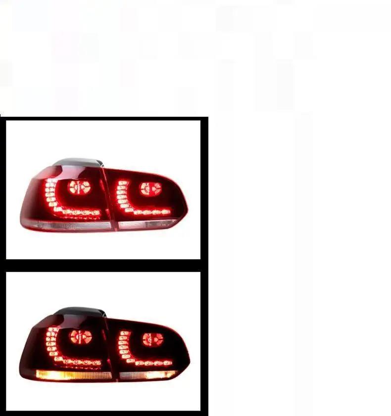 Luces Para Авто Стайлинг боковой указатель поворота Drl светодиодные фары Задние Автомобильные фары в сборе 08 09 10 11 12 для Volkswagen Golf 6