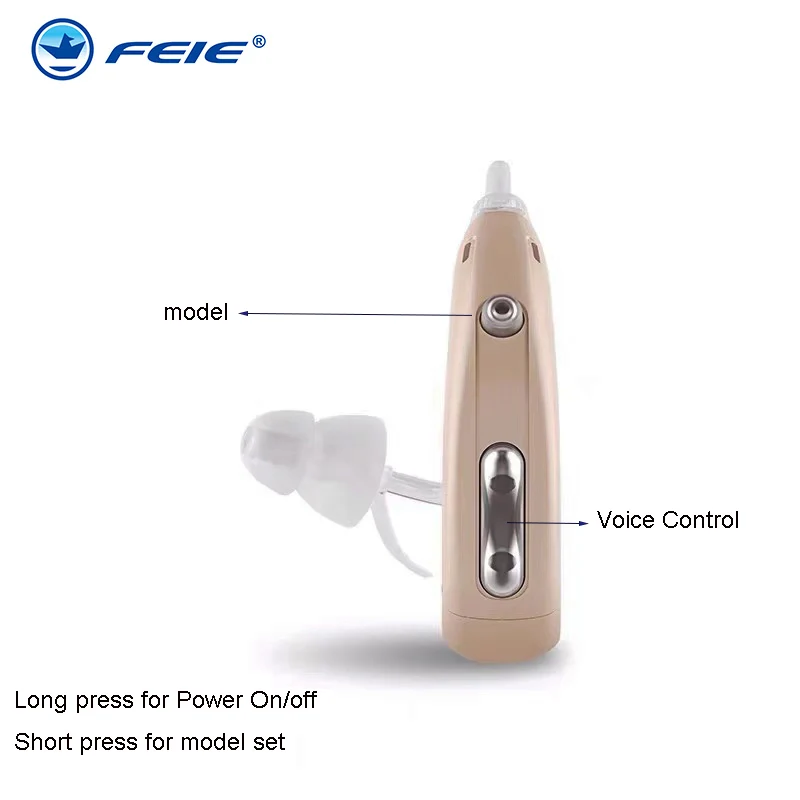 Feie Digital Rechargeable Hearing Aids Sound Amplifier for Hearing Loss Audifonos Hearing Aid for Elderly Deafness Severe S-318 5