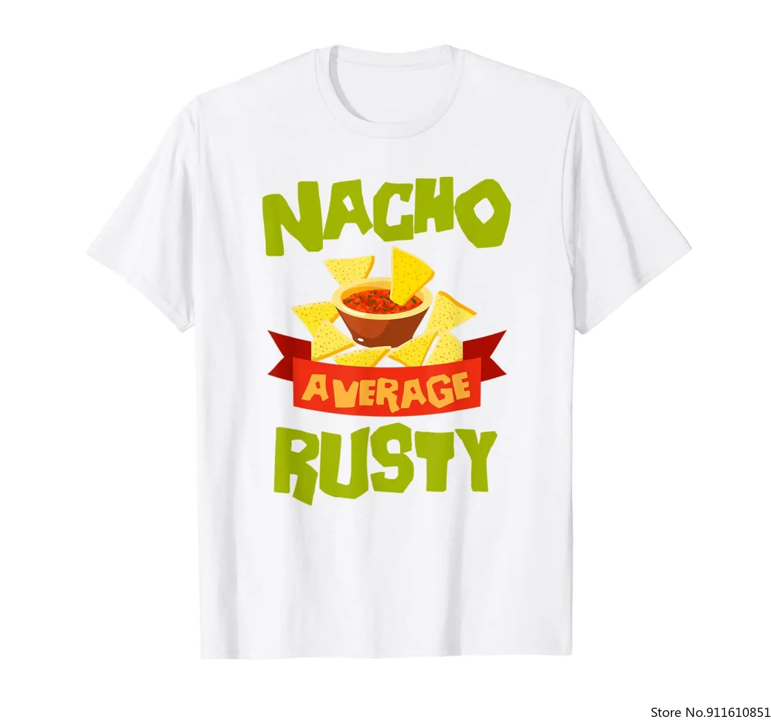 NACHO Средний ржавый Забавный подарок на день рождения с именем | Мужская одежда