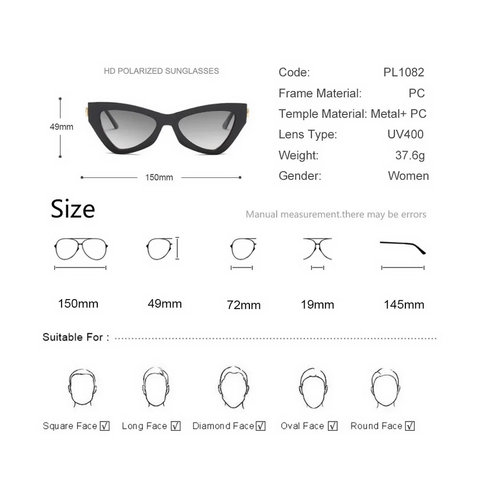 cat eye women sunglasses-3