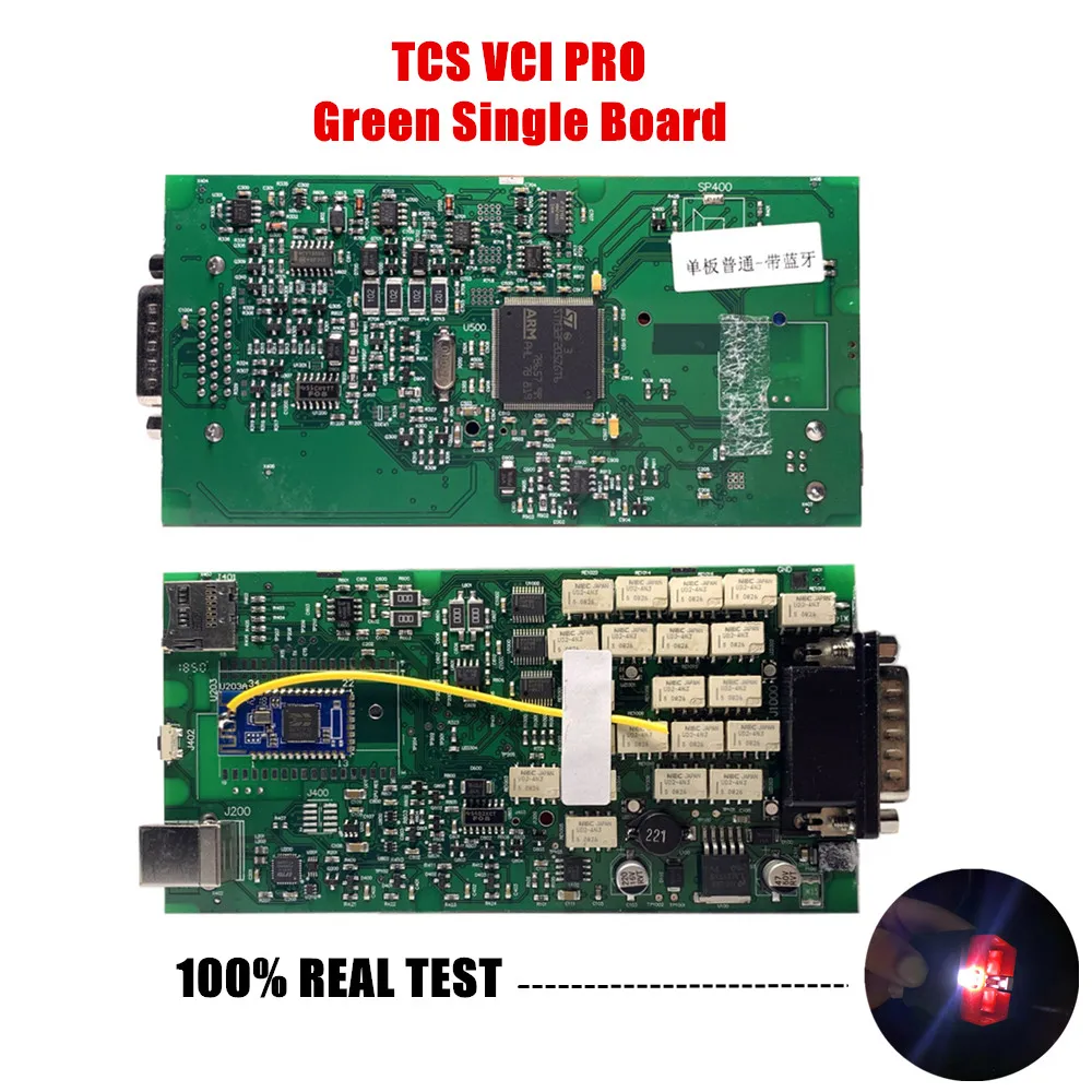 Новинка V2017.1 TCS PRO Зеленая Одиночная плата PCB OBDIICAT 2016 00 с генератором ключей