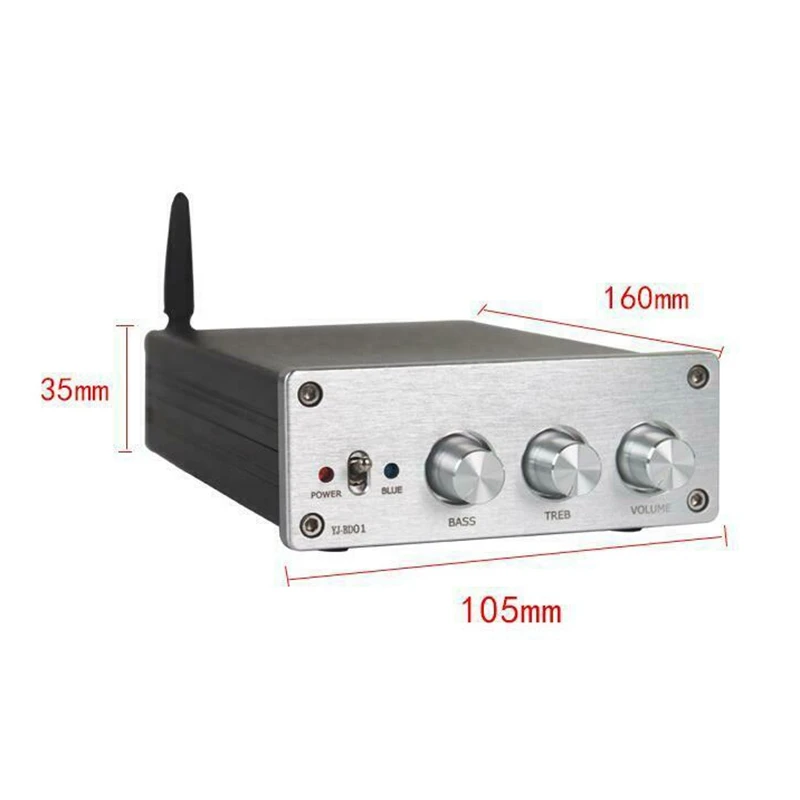 HIFI TPA3255 Bluetooth 5,0 APTX 2,1 сабвуфер усилитель 75Wx2+ 150 Вт высокомощный цифровой аудио усилитель домашний звуковой кинотеатр DIY