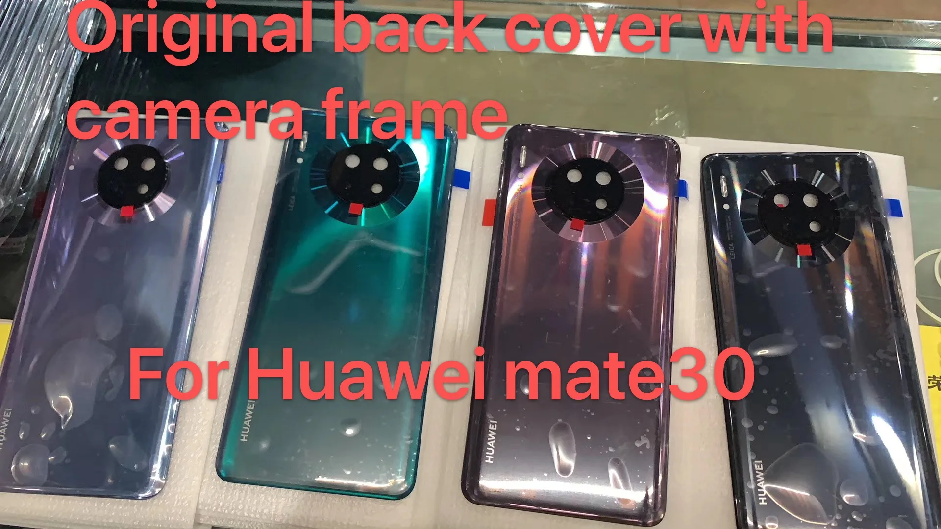 Новая Задняя стеклянная панель для huawei mate 30 mate 30 Крышка для батареи Задняя Дверь Корпус чехол окно для huawei mate 30 батарея задняя крышка