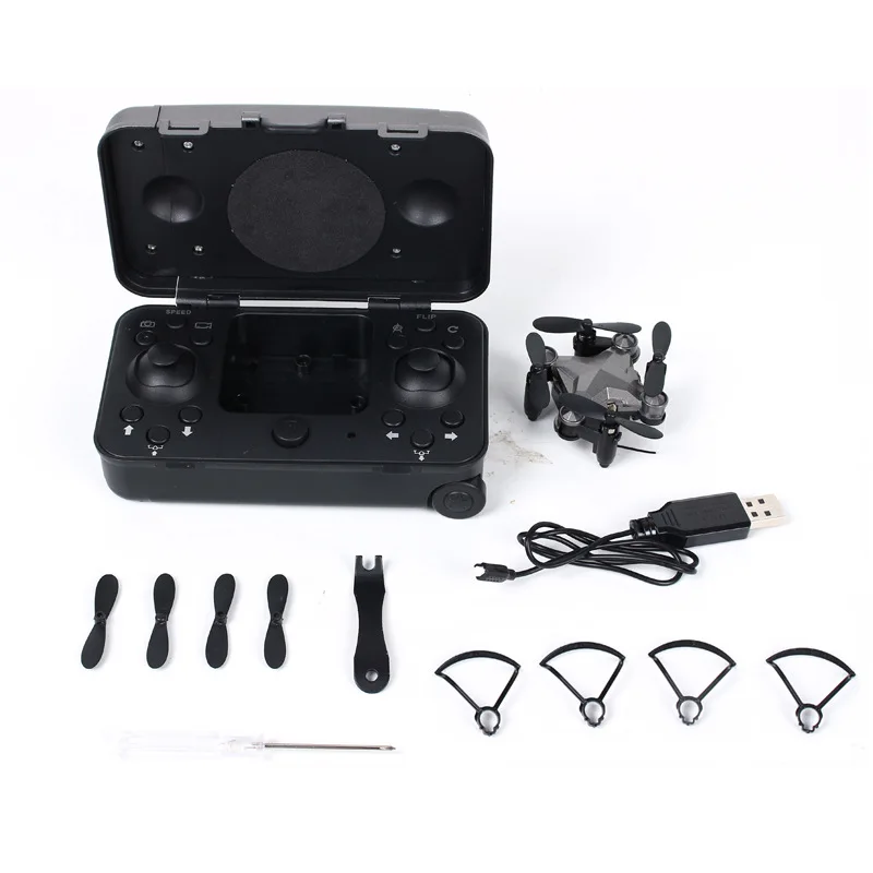 

DH-120 Luggage mini drone mini folding quadcopter remote control real-time