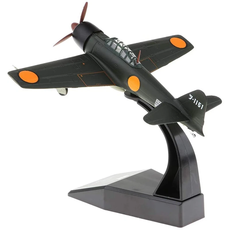 1:72 японский A6M3 Zero - 1940 Металлический Литой самолет включает в