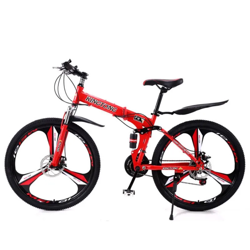 26 inch folding mountain bike city comfortable student variable speed cross country double shock absorption disc brake bikeG8968