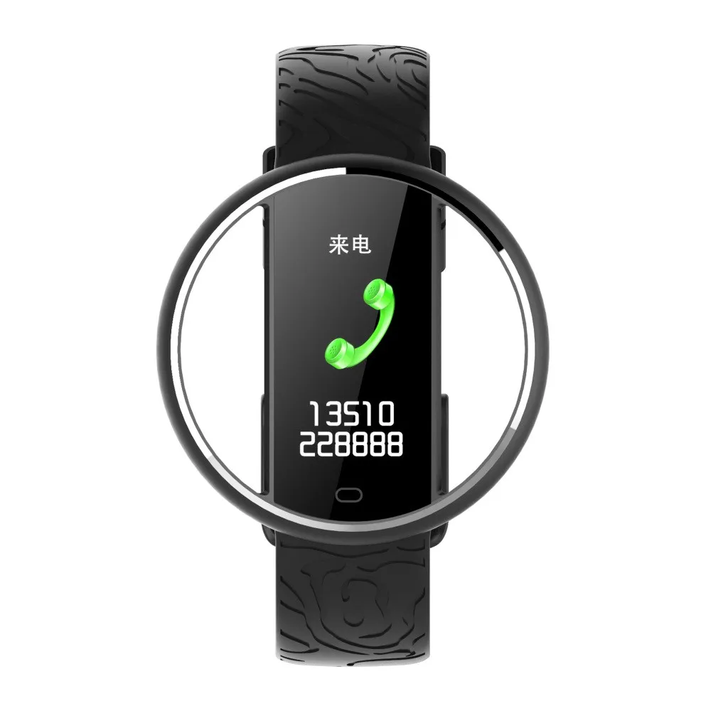 Ouhaobin спортивные Смарт-часы с шагомером для женщин и мужчин, водонепроницаемые фитнес-трекер, пульсометр, Смарт-часы, кровяное давление 730#2