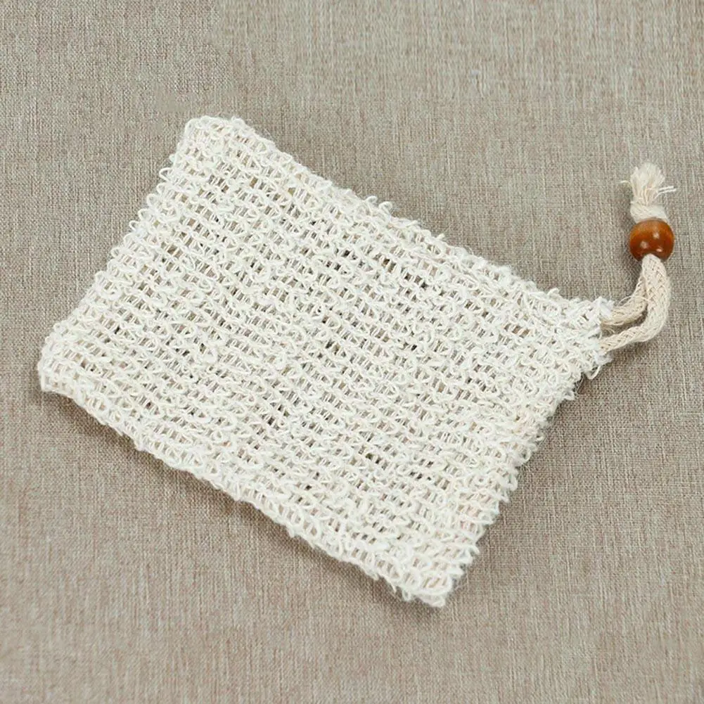 

Reusable Drawstring Washable Massage Sponge Soap Bag Foaming Net Mesh Pouch