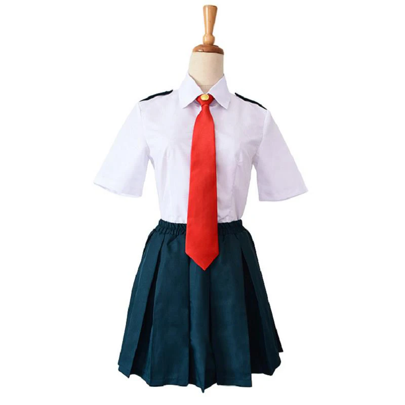 Boku no Hero Academy My Hero academic Costume AsuiTsuyu yaojorozu Momo OCHACO URARAKA мидория изуку школьная униформа для костюмированного представления
