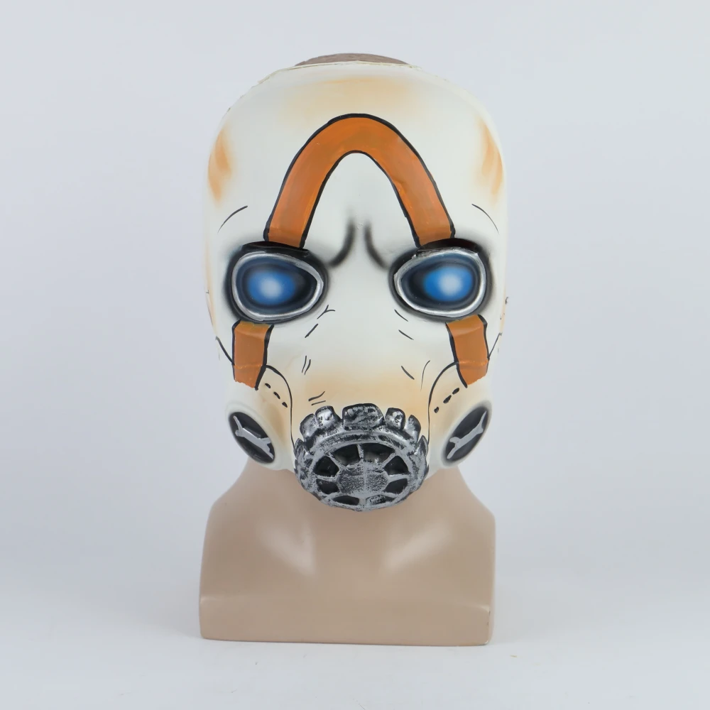 2019 New Game Psycho Mask Cosplay Psycho Latex Face Mask Halloween Cosplay Props LEDNo LED 2 Types Wholesale (2)