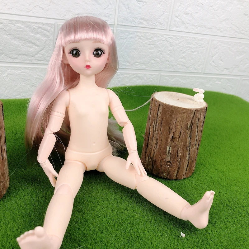Новинка 1/6 шарнирная кукла с обнаженным телом 3D глаза 28 см игрушка для девочек