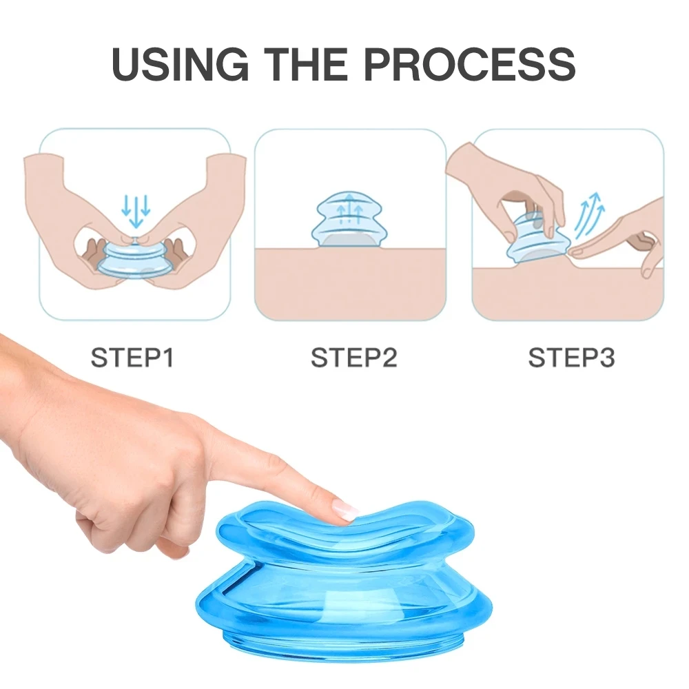 Silicone Jars Vacuum Cupping Therapi Set Ventosa Suction Cup Massage Body Cups Anti-Cellulite Cans Massager For Face Health Care 5