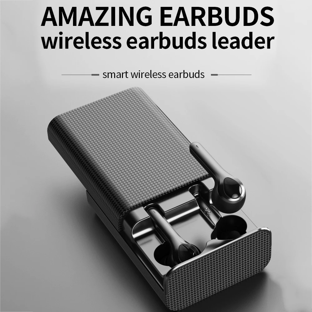 Стерео глубокий бас наушники Bluetooth 5 0 TWS True беспроводные без задержки гарнитура с