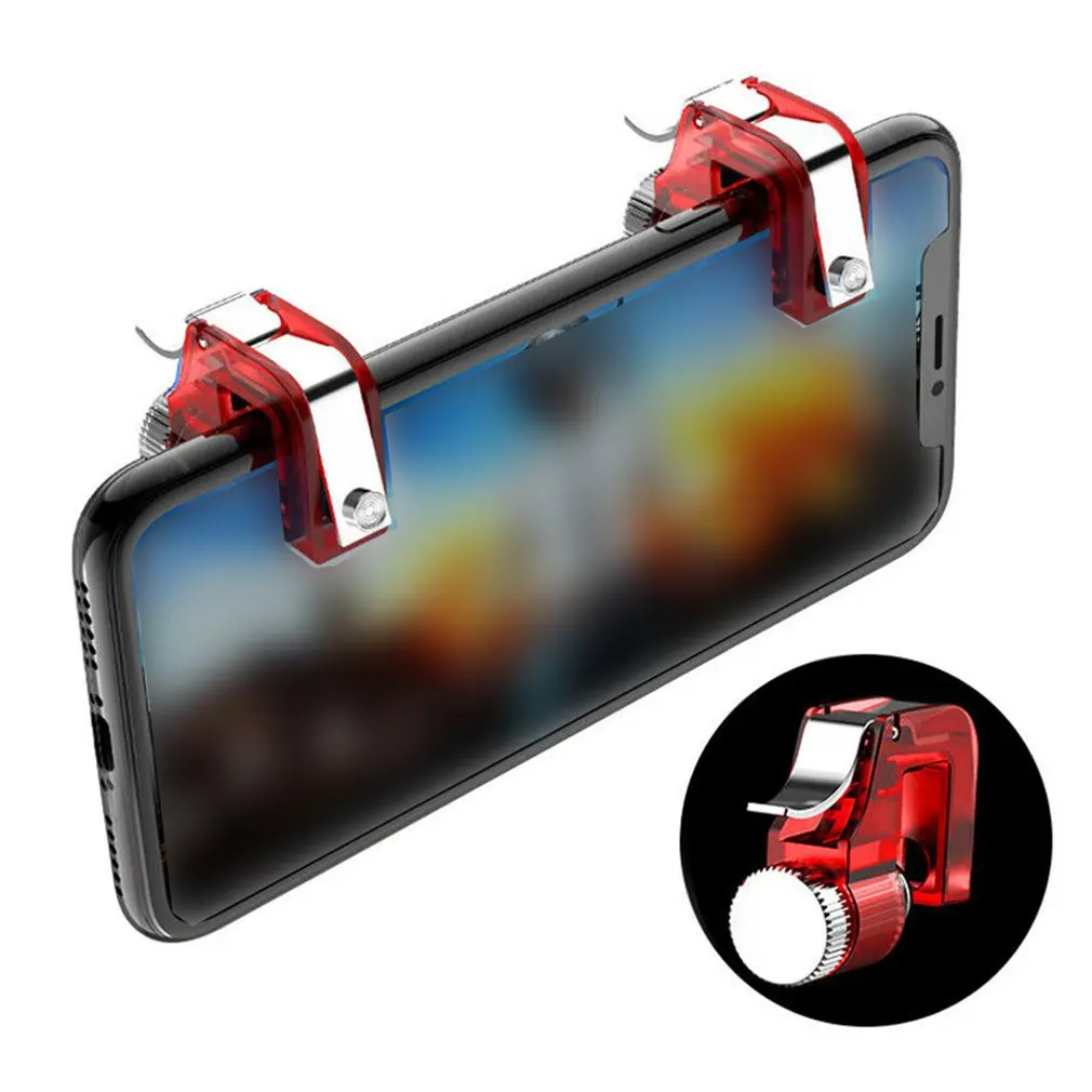 1 pairt R11 Metal Smart Phone Mobile Gaming Trigger For PUBG Mobile Gamepad Fire Button Aim Key L1 R1 Shooter Pubg Controller
