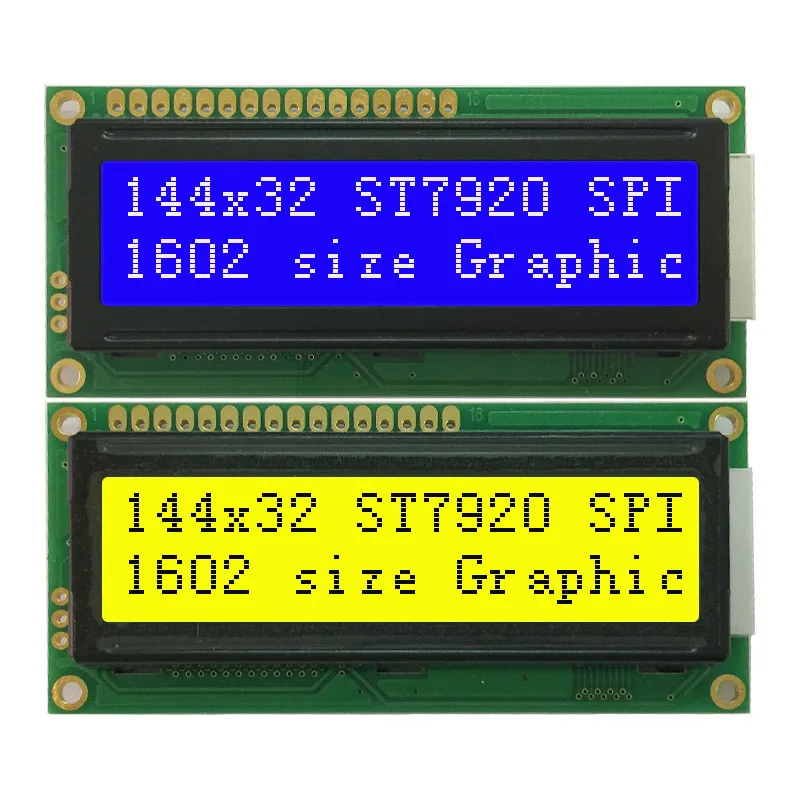 

14432 1602 графический ЖК-дисплей модуль ST7920 SPI 3,3 V 5V