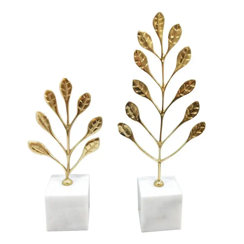

Northern European-Style Decoration Money Leaf Living Room Wine Cabinet Decoration Light Luxury Style Metal Home Decoration Entra