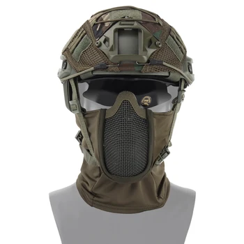 

Tactical Half Face Mask Airsoft Mesh Mask Hunting CS Cycling Protective Mask Helmet Fighter Headgear