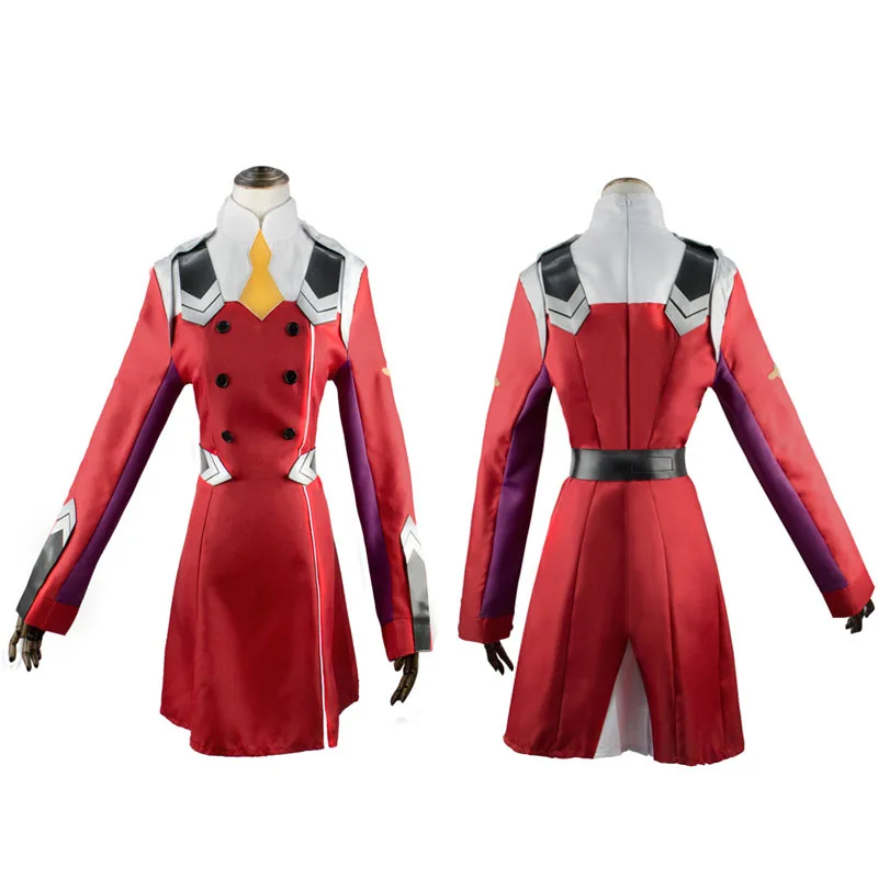 

Anime DARLING In The FRANXX Zero Two Cosplay Costume Dress 002 Uniform Suit Outfit CODE 002 Uniform For Women