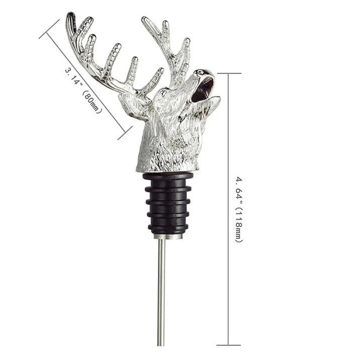 Пробка для вина аэраторы для вина из цинкового сплава Stag Head Pourer Stags пробка для бутылок SLC88