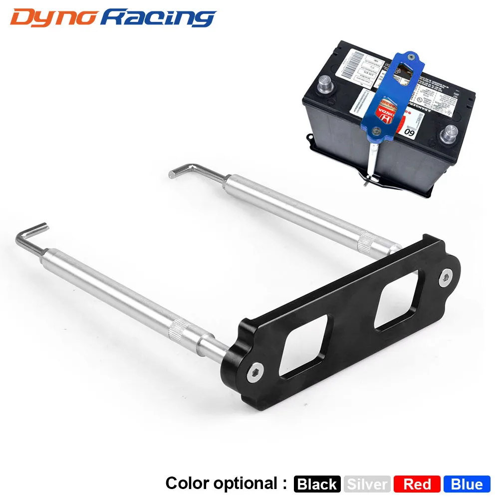 Battery Tie Down Kit Hold Down Rod Stainless Tray Hooks Battery Holder Battery Hold Down Clamp Bracket Battery Clamp For Honda Civic CRX S2000 Acura Integra RSX