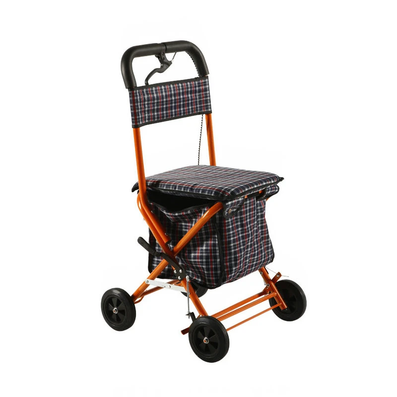 Dual Function Seniors Walker, 4 Wheeled 