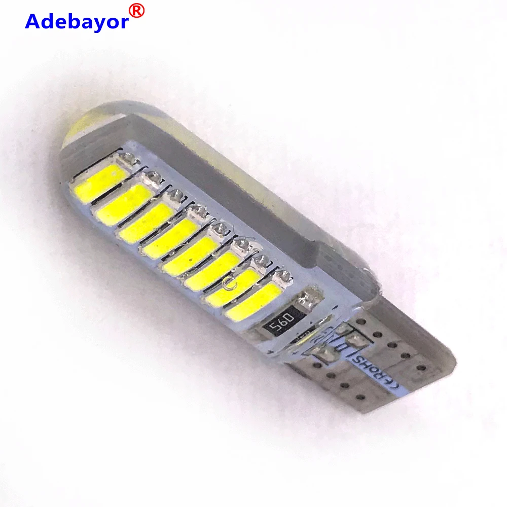 100 шт. Hotsdle T10 194 W5W 168 16 SMD СВЕТОДИОДНЫЙ 4014 автомобиль автомобильные Габаритные фонари Габаритные фары для чтения светильник лампы AC/DC 12V