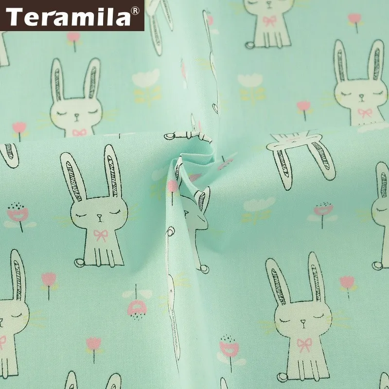 Teramila серая и синяя кошка стильный коммутатор Tela Algodon DIY материал для шитья 100%