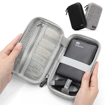 

Large Capacity Digital Bags Hard Disk Case Storage Bag Wires Charger Power Bank Zip Items Solid Organizer Products Accessories