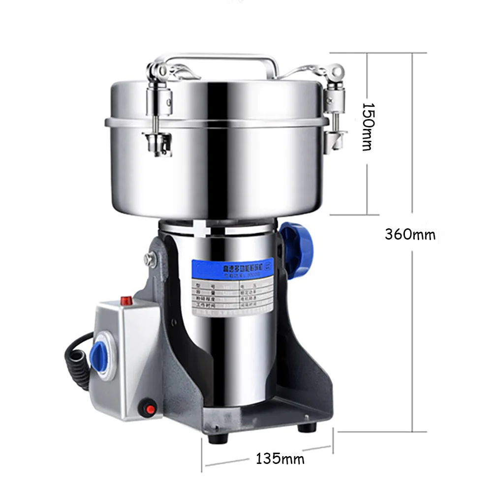 2000g Grains Spices Hebals Grinder Electric Coffee Grinder Coffee Dry Food Grinder Spice Mill Grain Mill Food Crusher 6