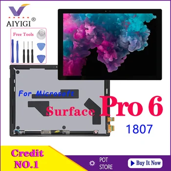 

Original LCD Replacement 12.3" LCD Display Touch Screen Digitizer Assembly For Microsoft Surface Pro 6 Pro6 1807 LP123WQ1-SPA2