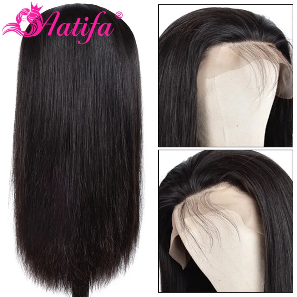 

360 Lace Frontal Wigs Straight Pre Plucked With Baby Hair 13x4 Front Wigs Peruvaian Straight Hair Lace Wig For Women