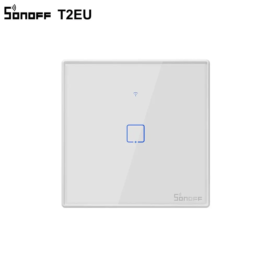 Умный настенный сенсорный светильник Itead SONOFF TX T2/T3 EU 433 МГц RF/ Wi Fi переключатель