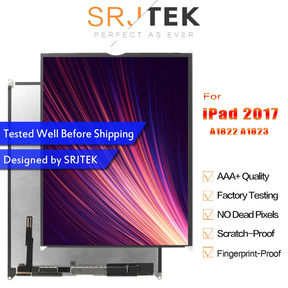 Дисплей для iPad 9 7 2017 A1822 A1823 ЖК-экран ЖК-дисплей 5 экран дисплея матрица замена |