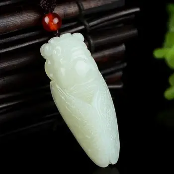 

Natural Xinjiang Hetian Jade Pendant Necklace
