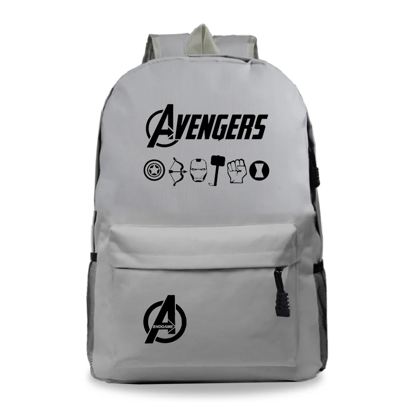 Классический Endgame походный рюкзак 18 рюкзак для путешествий Мужская мода супер герой Sac Dos молния аниме Mochila школьный