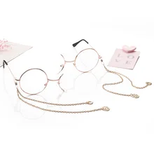 Лолита Ретро половина кадра шестерни монокль студенческий вторичный элемент персонализированные очки