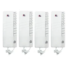 Новое поступление домашняя система внутренней связи Проводная аудио четырехполосная домофонная система 4 проводной кабель легко установить чистый голос