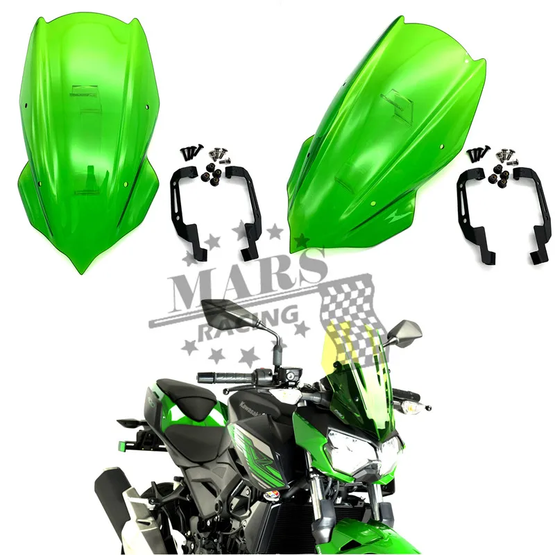Для KAWASAKI Z250 Z400 Z 250 400 2019 2020 2021Double Bubble спортивный ветровой экран для мотоцикла