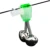 10 шт./компл. Twin Spiral Bells Fishing Bite Alarms Outdoor Night Carp Fishing Rod Tip Clips Аксессуары Для Инструментов peche