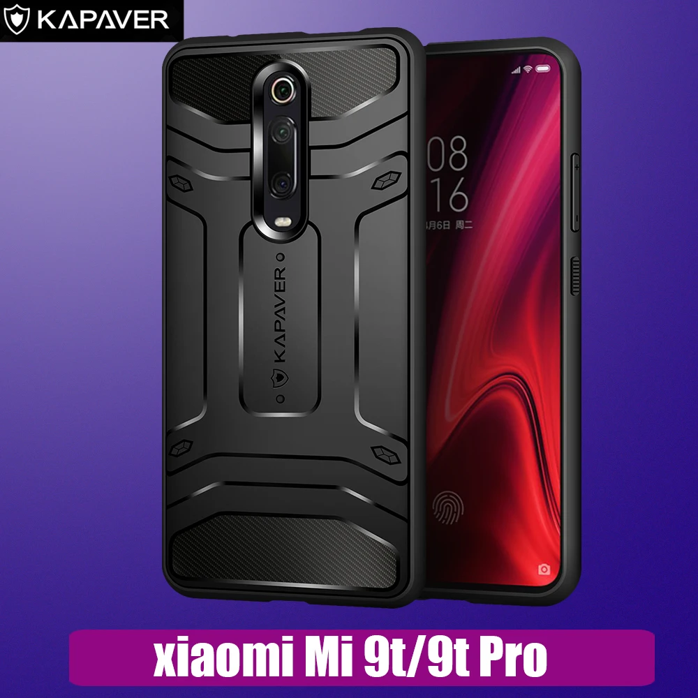 Capaver Прозрачный чехол для телефона для Xiao mi Red mi note 8 K20/K20 Pro mi MAX3 PocoPhone F1 чехол Гибридный ТПУ противоударный бампер Капа - Цвет: Mi 9t 9tpro Rugged