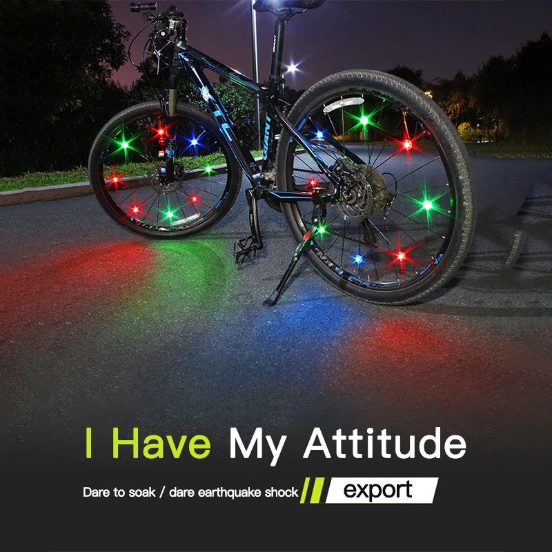 

10pcs Bicycle Wheels Light Spoke Mountain Bike Light Steel Wire Lamp Led Wheels Sliding Lights Decorative Cycling Accessories