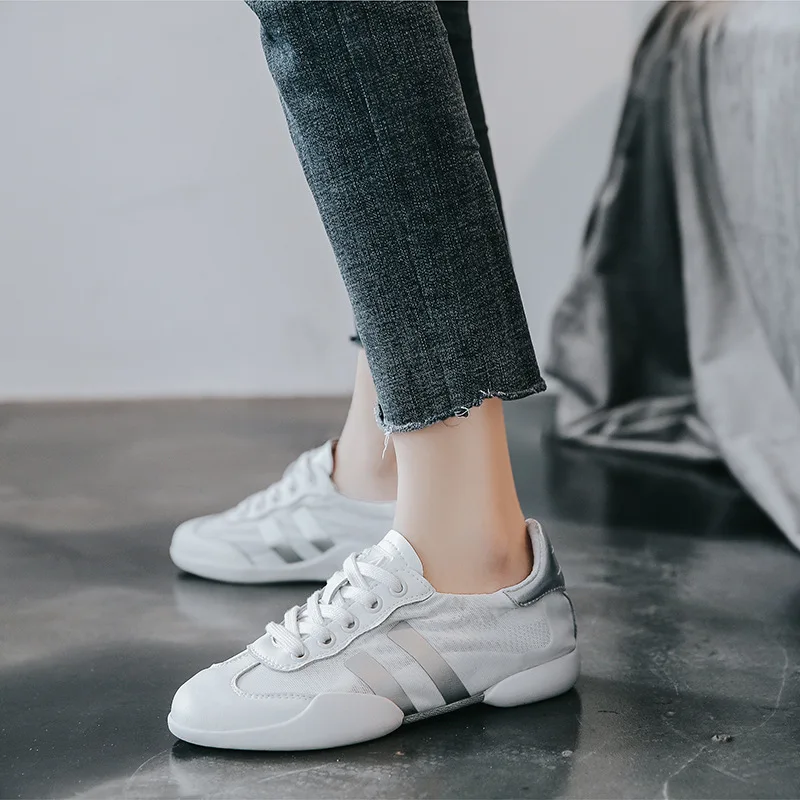 

2019 Wenzhou WOMEN'S Shoes Summer New Style Fashion Genuine Leather Small Shoes Flat White Shoes Women's Breathable Sports Casua