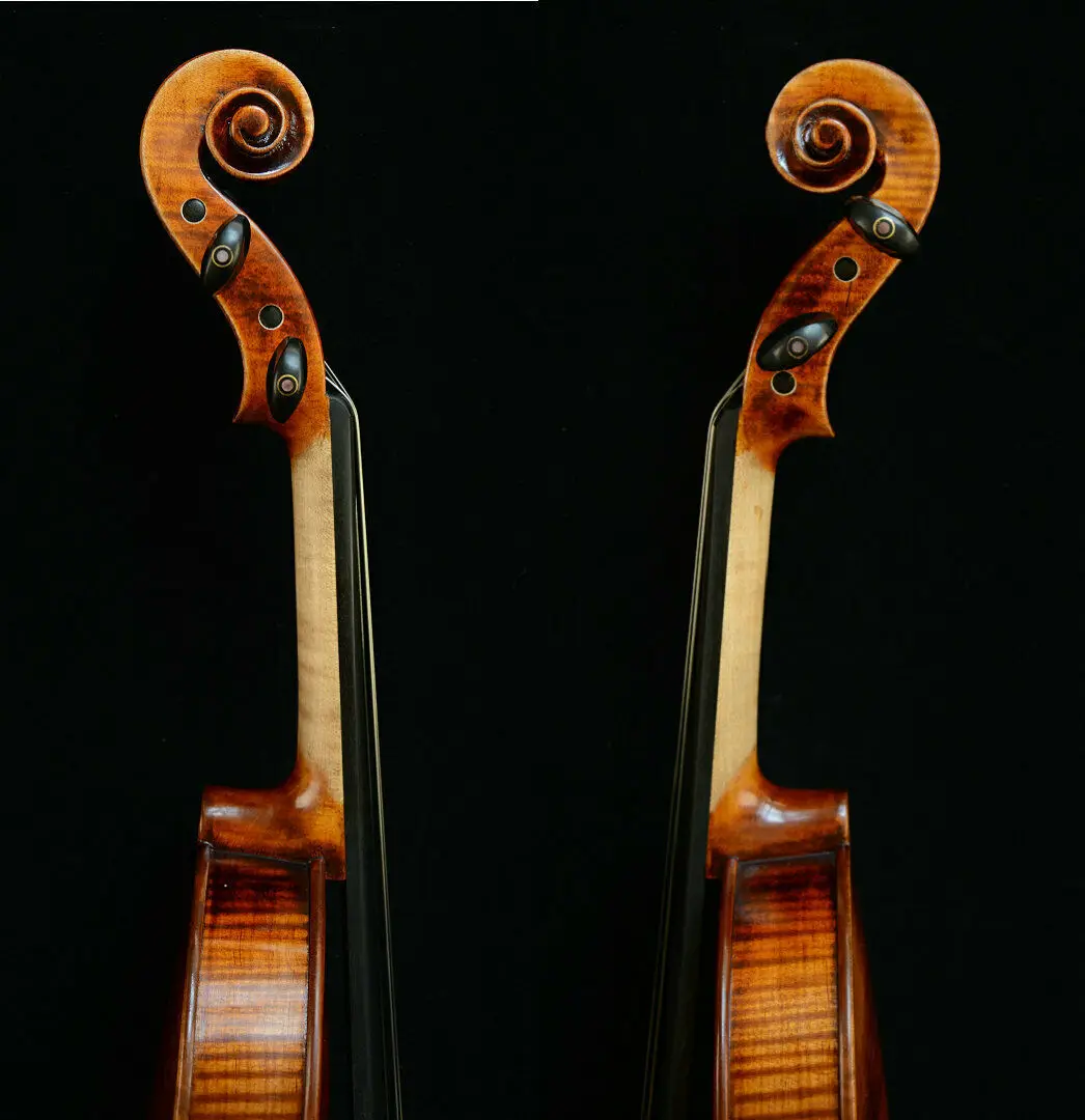 Тонкое звучание скрипки Guarneri del Gesu 1743 Cannone скрипка масляного лака 1 p сзади|Скрипка|