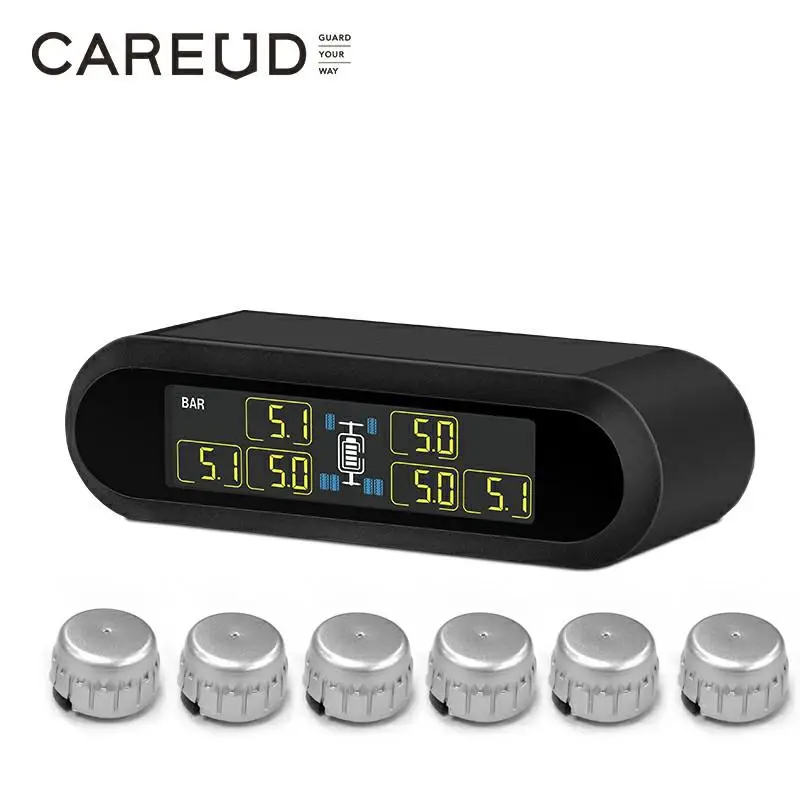 TWISTER. CK TPMS система контроля давления в шинах Супер lcd универсальная для 6 колес автобуса Ван с 6 датчиками