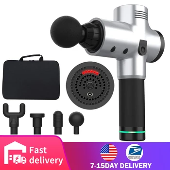 

Massage Gun Professional Muscle Gun Easy Deep Tissue massage gun muscle relaxation fascia gun body head massager vibration