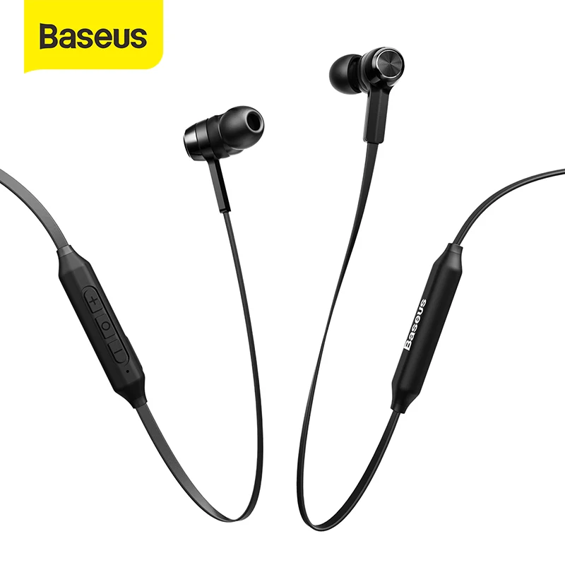 Baseus беспроводные Bluetooth наушники S06 спортивные магнитные Беспроводные с