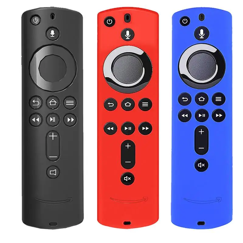 Silicone Soft Shockproof Case For Fire TV Stick Voice Remote Controller Shockproof Case Cover