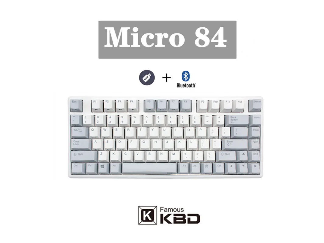 NIZ клавиатура micro84 Емкость беспроводной двухрежимный полный ключ